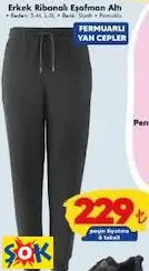 SLAZENGER ERKEK RİBANALI EŞOFMAN ALTI